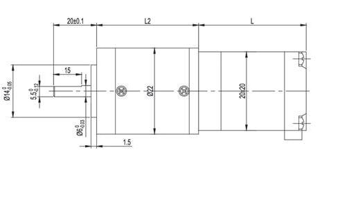 gear reduction stepper motor